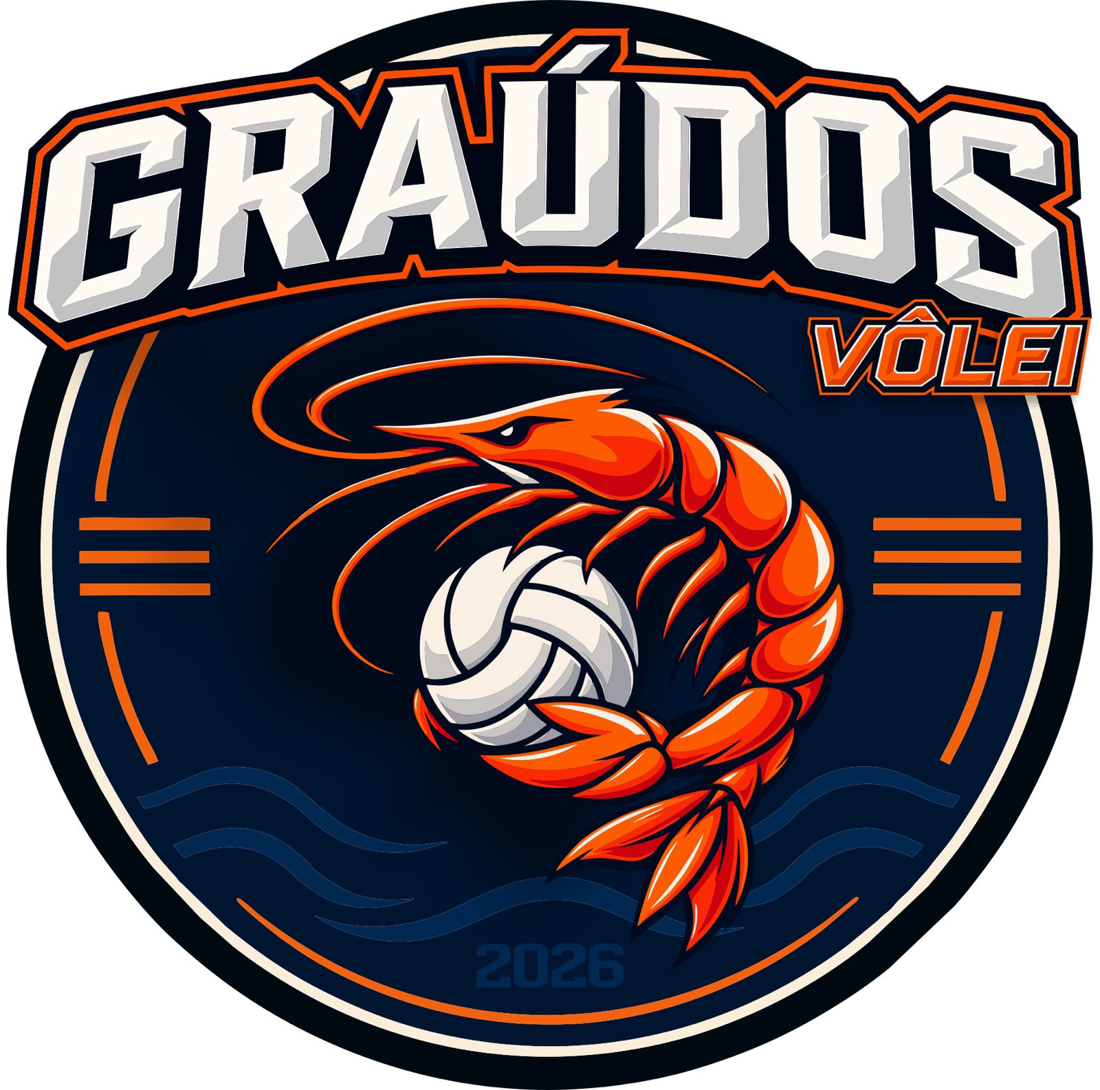 Brasão de Graúdos Vôlei